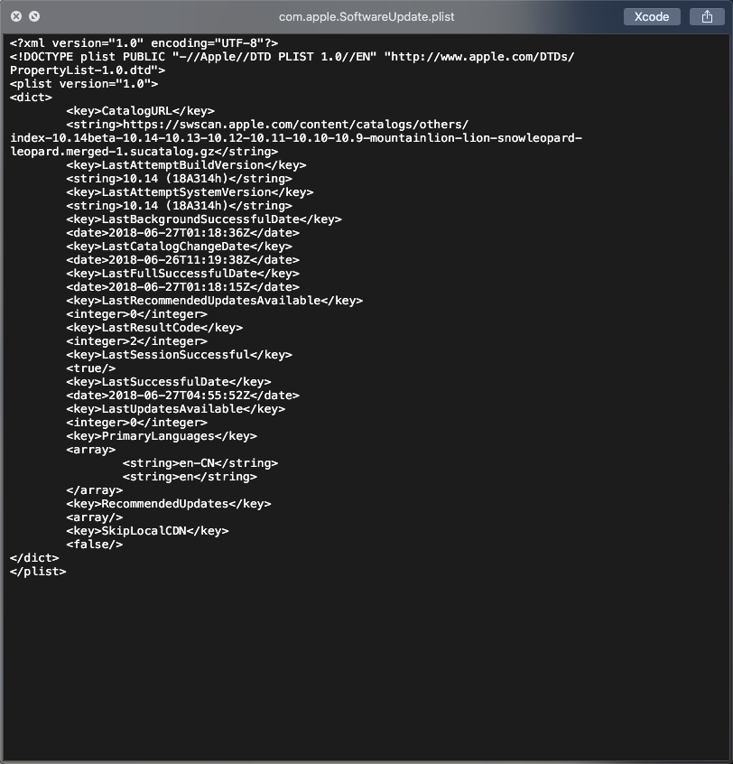 SoftwareUpdate.plist